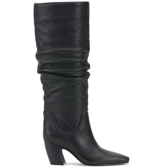 NWOB Vince Camuto Chelsey Slouch Knee-High Boots Black, 7.5M/38 - Picture 1 of 6